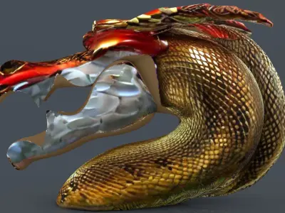 Snake Dragon 3D model