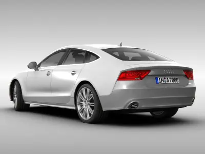 Audi A7 Sportback 2012 3D model