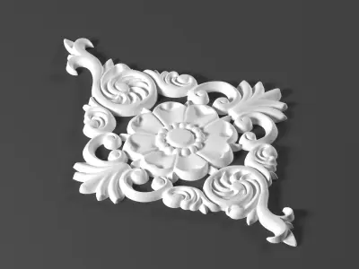 5 ornamental classic decoration 3d model kitbash vol 45 3D model
