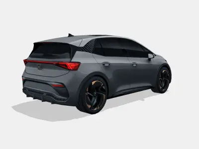 Cupra Born 2022 Low-poly 3D model