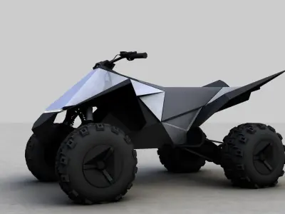 TESLA CYBERQUAD ATV 2019 3D model