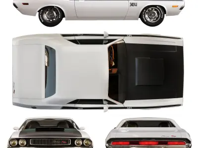 Dodge Challenger 1970 3D model