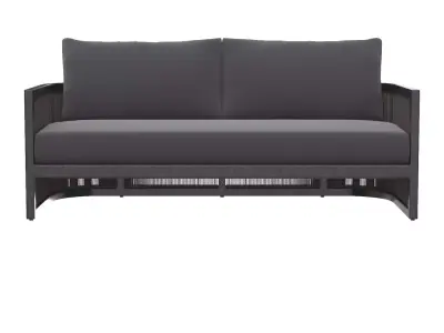 Capri Aluminum Sofa 3D model