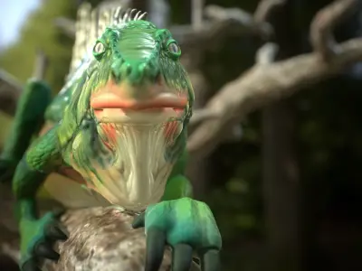 Parody of Andean Dragon 3D model