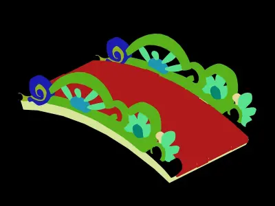Game main city - Stone Bridge 43 3D model