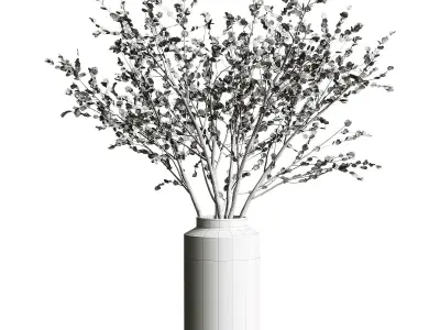 Bouquet Plant Set 02 Low-poly 3D model