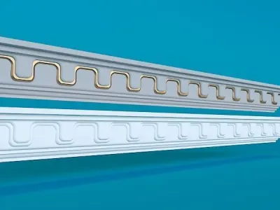 Decorative Mouldings 15 Product Low-poly 3D model