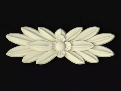 Central decor ornament for furniture 3D model 142