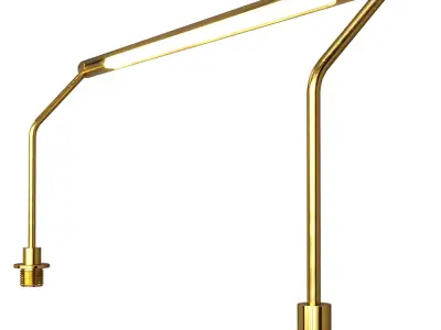 Ductus Brass Table Lamp Low-poly 3D model