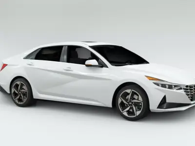 Hyundai Elantra 2021 3D model