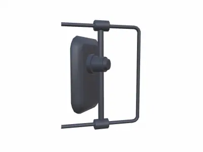 Truck Rear Mirror Low-poly 3D model