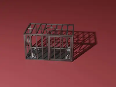 BDSM cage 3D model