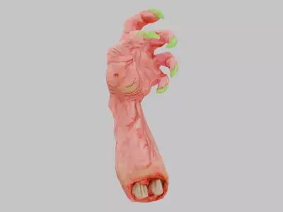 Monstrous Claw Low-poly 3D model