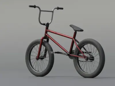 BMX Bicycle 3D model by mickeyf