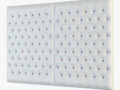 Capito wall panel Chesterfield 3D model