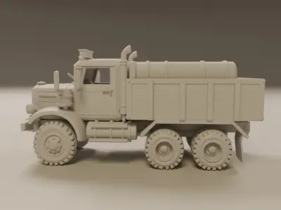 combat truck 3D print model