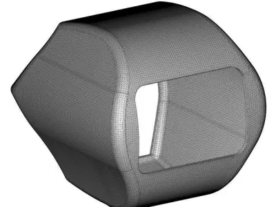 Classic Bike Visor 3D print model