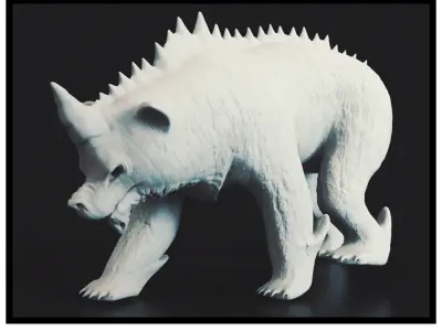 Fantastic Bear 3D model