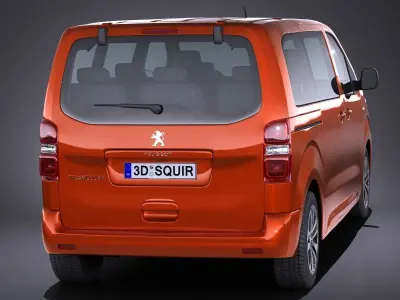Peugeot Traveller 2017 3D model