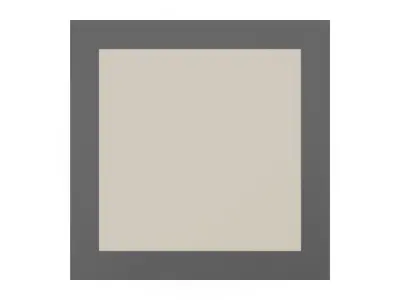 Table black metall and beige top 3D model