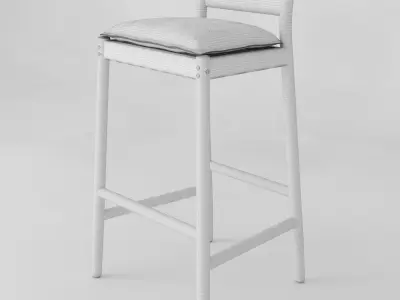 DWR Terassi Barstool 3D model