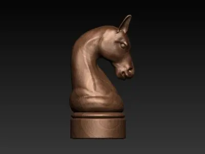 Chess Horse 3D model