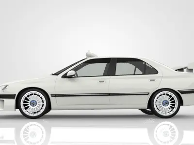 Peugeot 406 Taxi 2 3D model