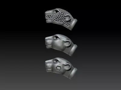 PANTHER BRACELETS 3D print model