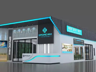 Exhibition - Area -22X10-3DMAX2009-01 3D model