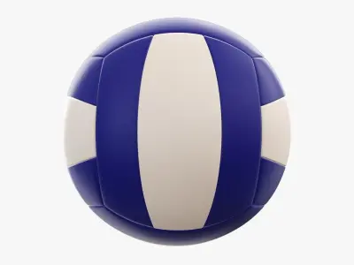 Classic volleyball 3D model