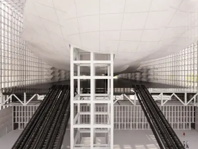 nuvola di fuksas 3D model