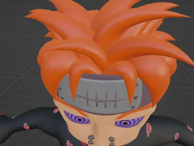 naruto ane pain model  3D model