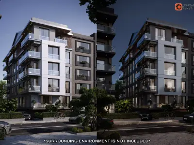Modern Apartment 3 3D model purchase
