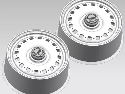 Wheel 2016 Morgan 44 80th Anniversary Edition for TAMIYA 3D print model