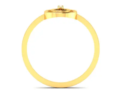 Solitaire Women Engagement Wedding Ring 3dm STL FBX OBJ Render 3D print model