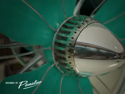 Panalina Vintage Fan Ventilator 3D model