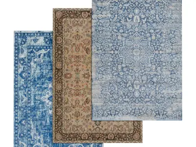 Rug Set 1208 3D model