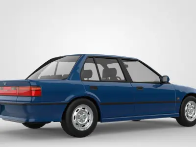 Honda Civic Ef Sedan 1990 3D model