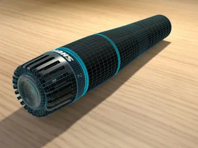 Shure SM57 Microphone 3D model