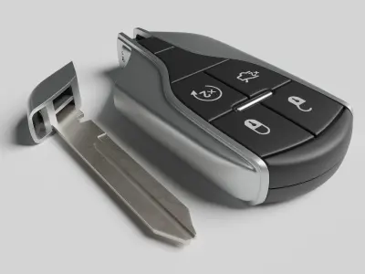 Smart key Maserati 3D model