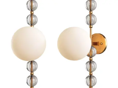 LUXURY MODERN WALL Low-poly 3D model