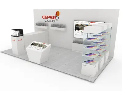 Stand for exhibition 3D model