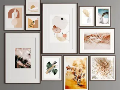 Art Frame 309 Low-poly 3D model