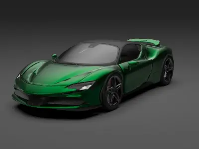 Ferrari- Mclaren 3D print model