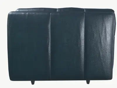 Leather sofa 3D model