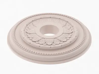 Classic Ceiling Medallion 26  3D model