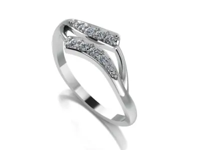 Women Ring 3D print model 21