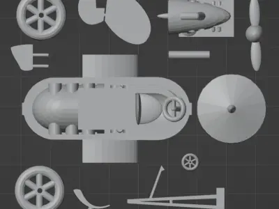 wacky races look like - convert-a-car 3D print model