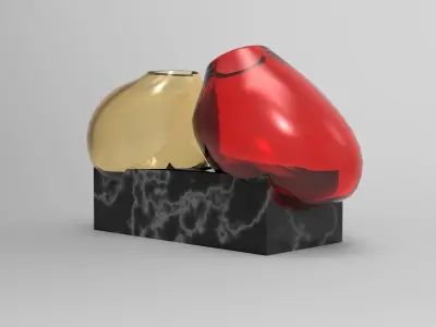 Mosi Vase Low-poly 3D model