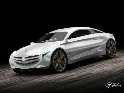 Mercedes Concept pack 2 3D model